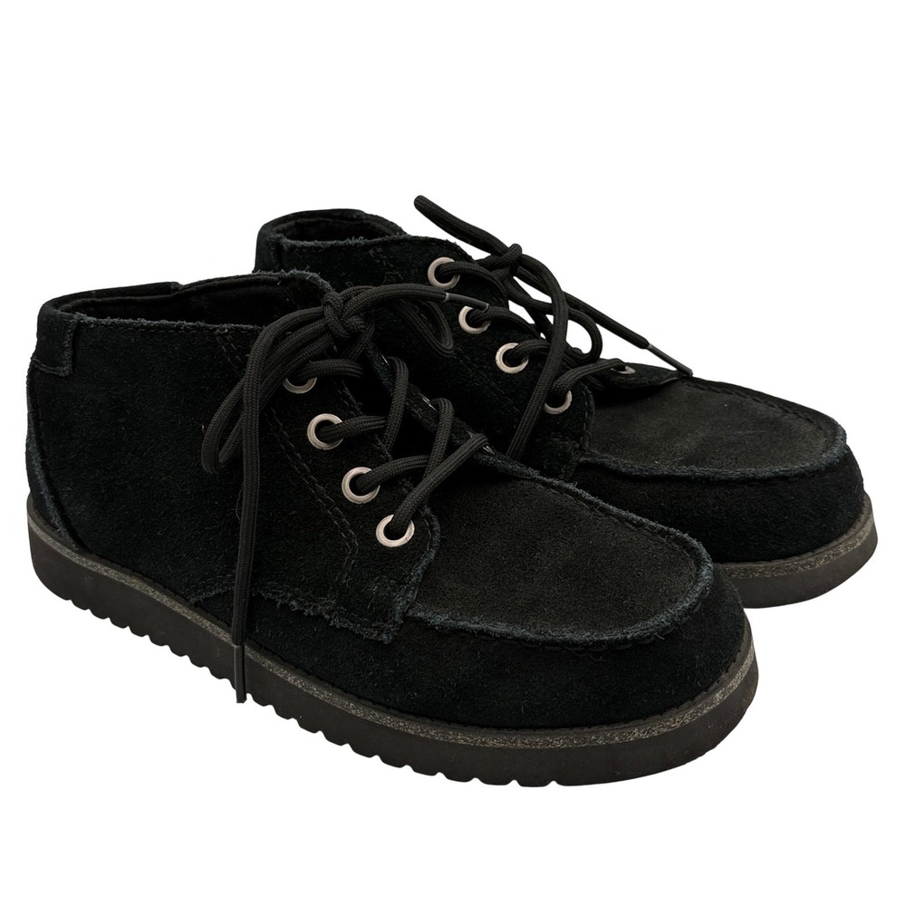 Koolaburra by UGG Tynlee Chukka Boots Womens Lace Up Suede 7 Black
